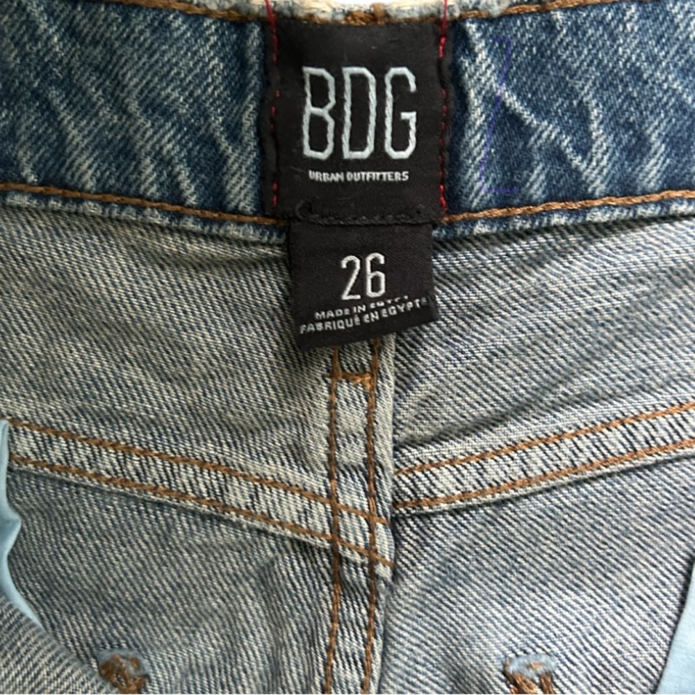 BDG  Urban Outfitters wide leg Denim Jeans in Classic Blue - Picture 3 of 5